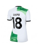 Liverpool Cody Gakpo #18 Venkovní Dres pro Dámské 2023-24 Krátký Rukáv
